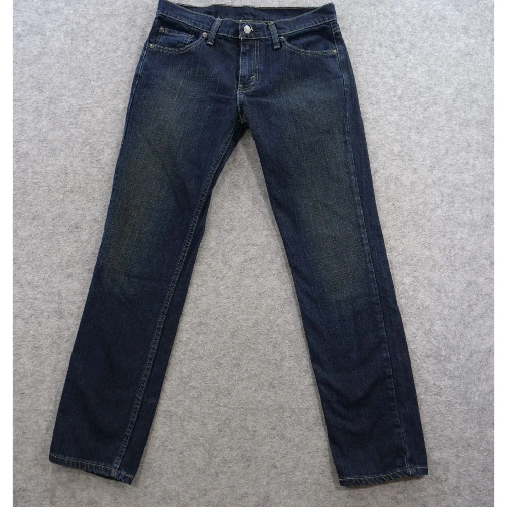 Levis 511 Jeans Mens 30 Dark Wash Slim Fit Straight Leg Denim Pants Mid Rise